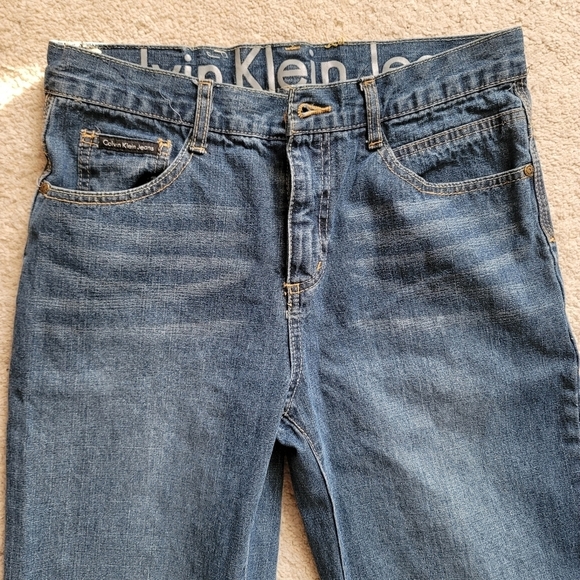 Calvin Klein Straight Leg Denim Jeans Size 16 - Picture 2 of 10